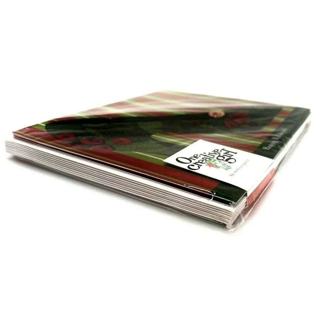 Happy Holidays Note Cards by Creative Girl Pkg. of 8 Cards with Envelopes Vtg.